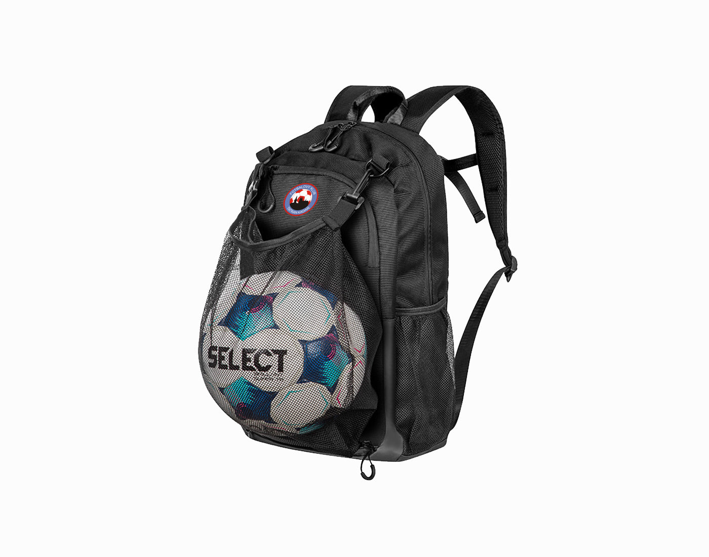 Sportovní batoh Caen černá - s logem