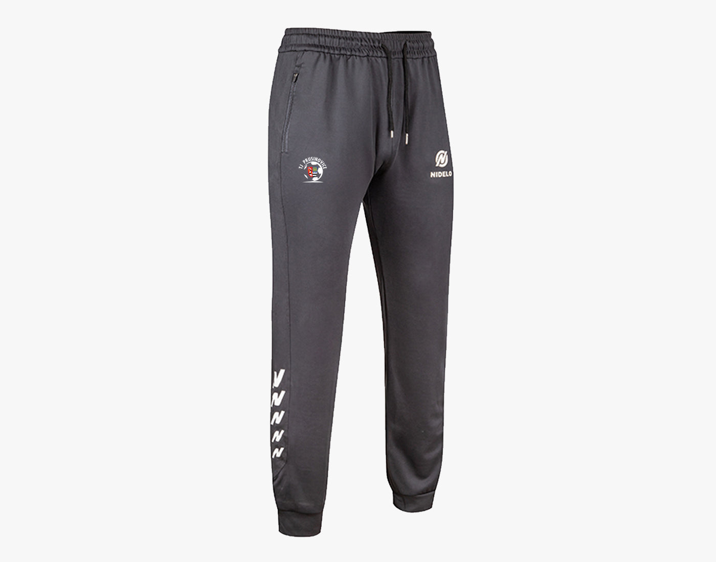 Sportovní tepláky Quimper šedo černá