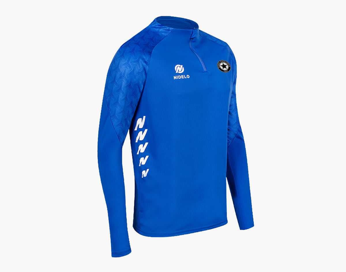Tréninková mikina 1/2 zip Nantes modrá