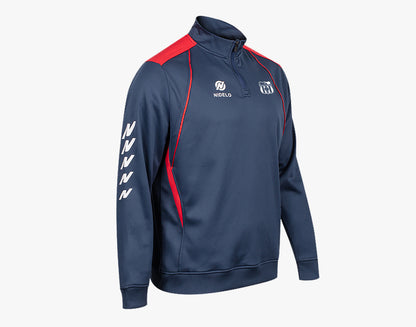 Tréninková mikina NIDELO Training 1/2 zip jacket Elliant tmavě modrá