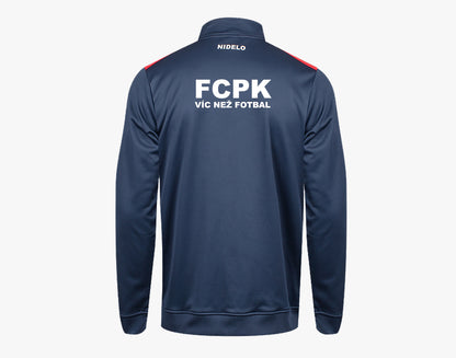 Tréninková mikina NIDELO Training 1/2 zip jacket Elliant tmavě modrá