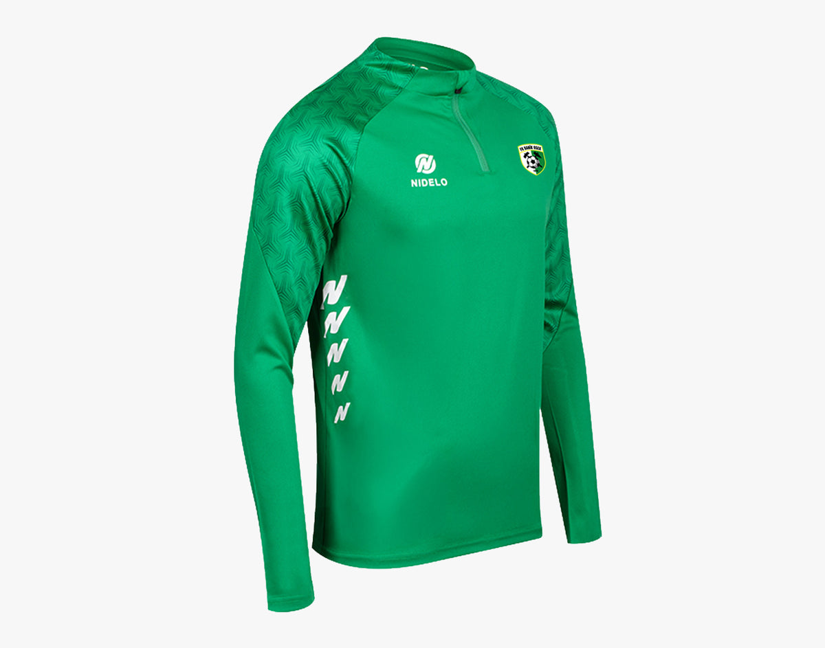 Tréninková mikina 1/2 zip Nantes tmavě zelená