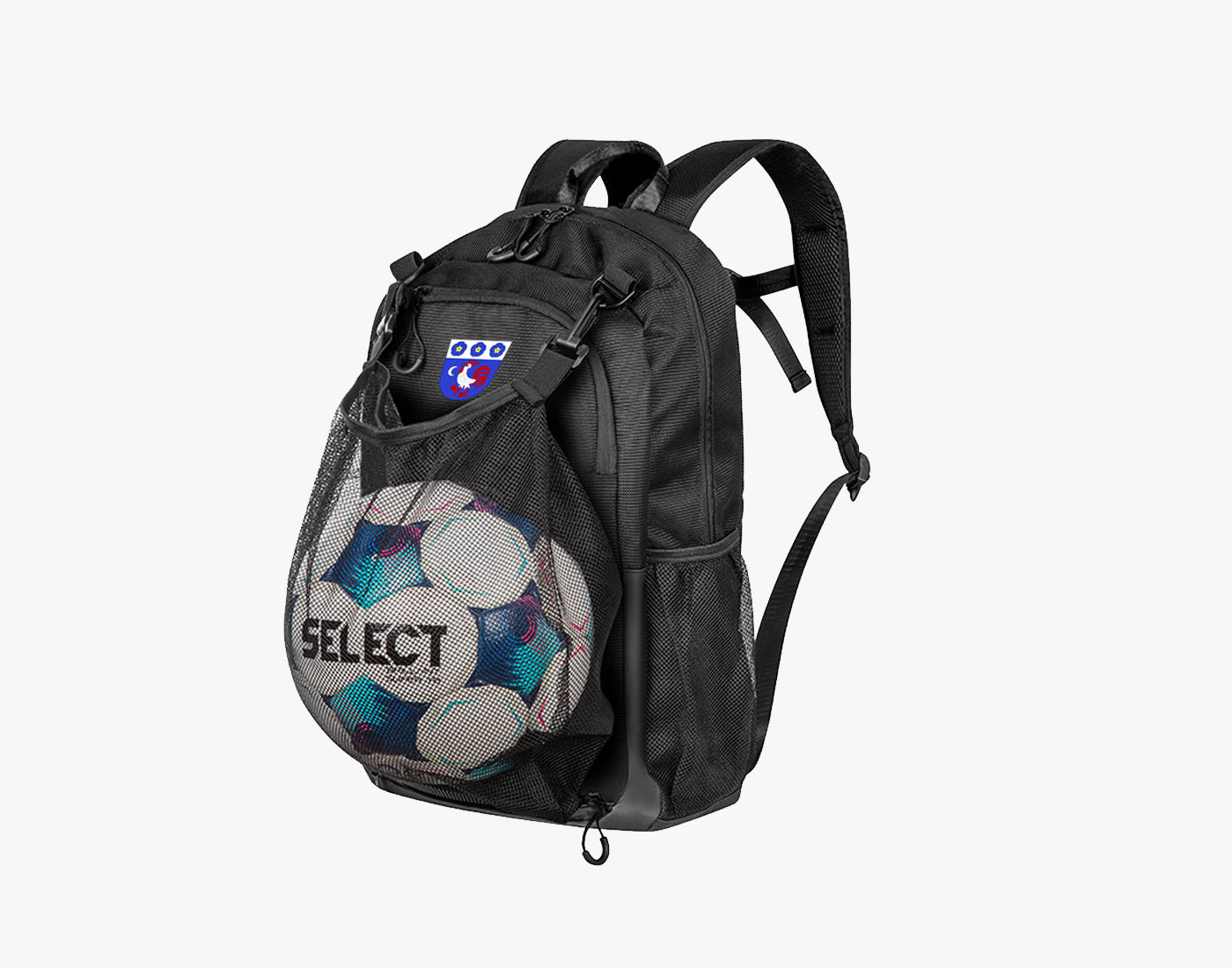 Sportovní batoh Caen černá - s logem