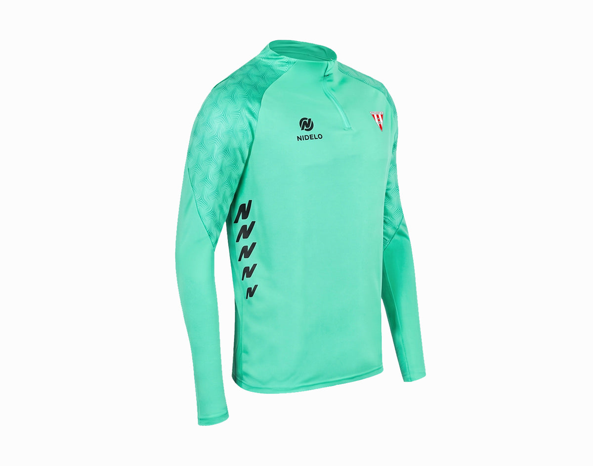 Tréninková mikina 1/2 zip Nantes tyrkysová