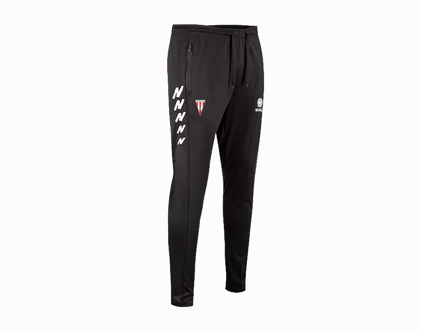 Tréninkové tepláky slim fit Nantes černá