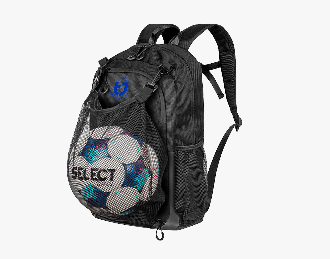 Sportovní batoh Caen černá - s logem