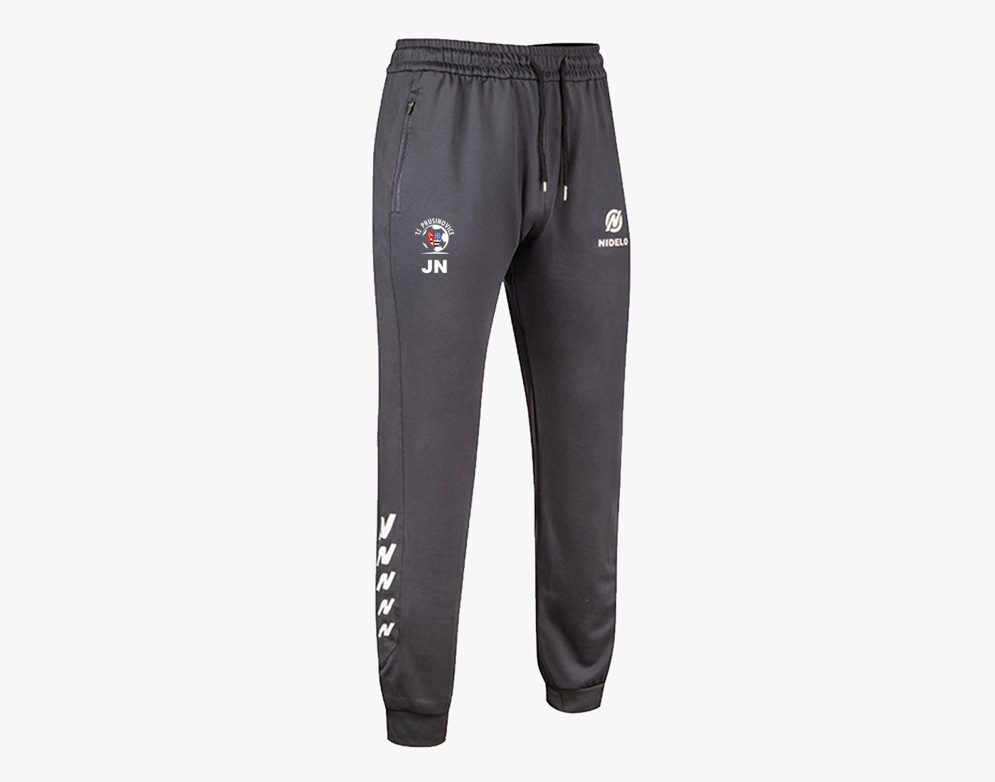Sportovní tepláky Quimper šedo černá