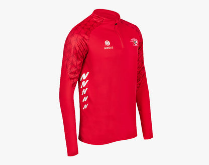 Tréninková mikina 1/2 zip Nantes červená