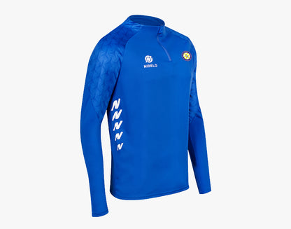 Tréninková mikina 1/2 zip Nantes modrá